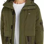Tommy Jeans Herren Jacke Tech Übergangsjacke, Schwarz