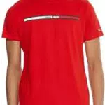Tommy Jeans Herren T-Shirt Essential Flag Tee - Rundhalsausschnitt - Rot