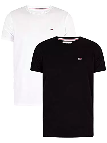 Tommy Jeans Herren T-Shirt Kurzarm TJM Slim Slim Fit