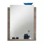 Trendteam Smart Living - Wandspiegel Badezimmer Campus 60 x 75 x 15 cm Eiche San Remo