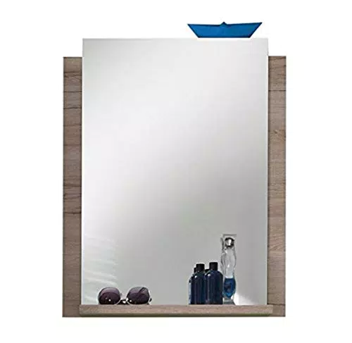 Trendteam Smart Living - Wandspiegel Badezimmer Campus 60 x 75 x 15 cm Eiche San Remo