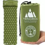 Ultraleichte Aufblasbare Isomatte mit Kissen für Camping & Outdoor - TRINORDIC