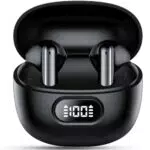 Bluetooth Kopfhörer mit 4 HD Mics und 40 Std Spielzeit - Kabellos und Wasserdicht