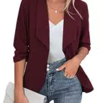 Unibelle Damen Blazer - Eleganter Business Longblazer 3/4 Arm