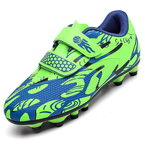 Unitysow Fußballschuhe Jungen FG/AG Fussballschuhe Kinder Professionelle Athletics Trainingsschuhe Sportschuhe Mädchen Outdoor Spikes Football Schuhe Gr.28-38