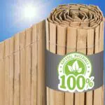 UrFence Bambus Sichtschutzzaun - 100% Natur, Wetterfest für Balkon, Terrasse und Garten