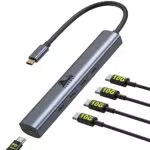 USB C Hub 10Gbps Multiport Adapter mit 100W PD für Laptop