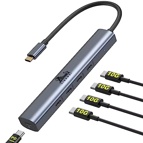 USB C Hub 10Gbps Multiport Adapter mit 100W PD für Laptop