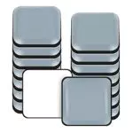 Möbelgleiter VABNEER PTFE Teflon Selbstklebende Möbelschieber, Möbel Bewegen Pads (Quadrat, 20x20mm)