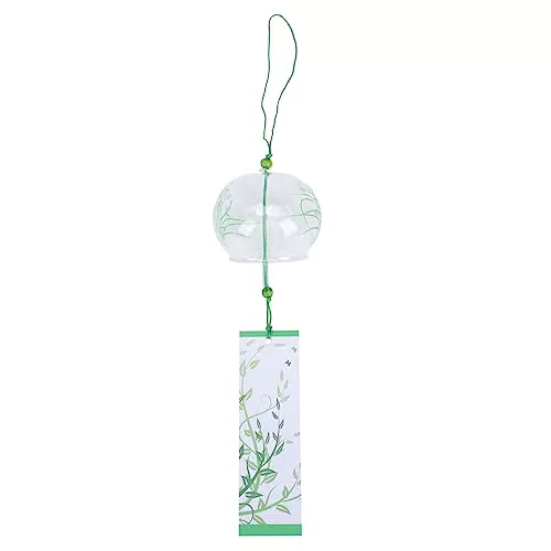 Japanische Windglocke Glas Garten Windspiel - Feng Shui Glücksbringer