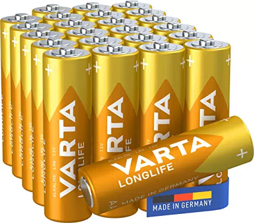 VARTA AA Batterien Longlife Alkaline 1,5V - Made in Germany