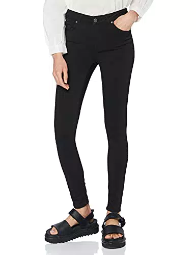Vero Moda Damen Jeans Vmlux Nw Super Slim Fit - Modell BA037 - Schwarz