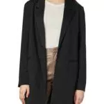 VERO MODA Damen Vmverina Long Blazer, Schwarz