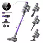 Vistefly V15 Max Akku Staubsauger Kabellos mit Touchscreen - Kabelloser Staubsauger 8 in 1 - 40000Pa Saugkraft - 60 Minuten Laufzeit