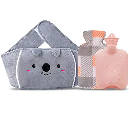 Wärmflasche Gürtel Koala aus Gummi für Nacken, Schulter und Rücken - Taillenwärmung