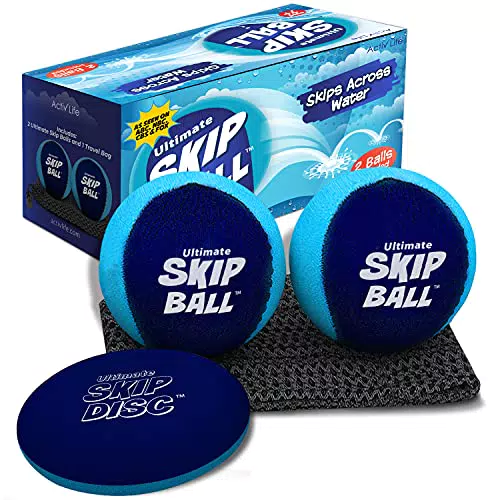 Activ Life Skip Wasser-Freizeitball 5, 1 cm großer Kinderball mit Sprungscheibe