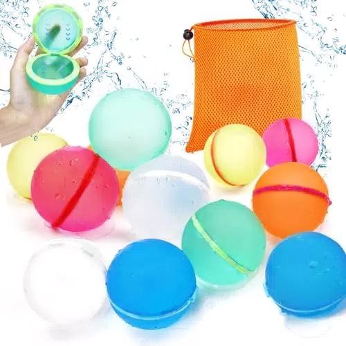 Selbstschließende Wasserbomben für Kinder und Erwachsene - Splash Bälle für Strand und Poolparty