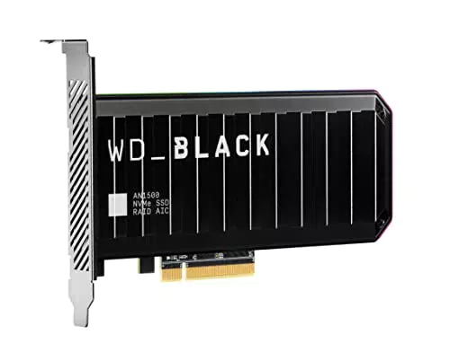 WD_BLACK AN1500 NVMe SSD Add-In-Karte 1 TB mit bis zu 6.500 MB/s Lesegeschwindigkeit
