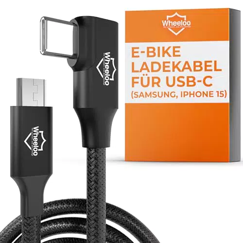 E-Bike Ladekabel für USB C - Kompatibel mit Bosch, Yamaha, Impulse, BH Bikes - Micro USB zu USB-C - OTG Funktion - Navigation