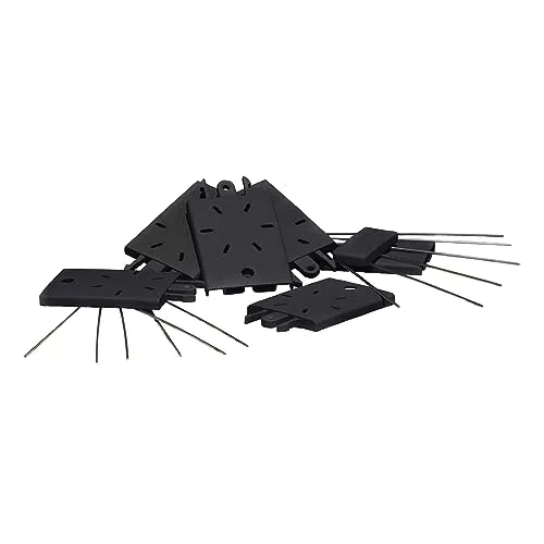 Windhager Vogelabwehr Taubenabwehr: Starter-Set mit Taubenspikes aus PVC und Edelstahl