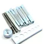 WINOMO DIY Lederhandwerk Werkzeug Set mit Punch Snap Kit und Rivet Setter