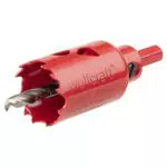 Wolfcraft Bi-Metall-Lochsäge für Trockenbau, Holz, Kunststoffe und Metalle - Schnitttiefe 32 mm.