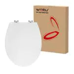 WOLTU Toilettendeckel mit Kindersitz, WC-Sitz mit Absenkautomatik