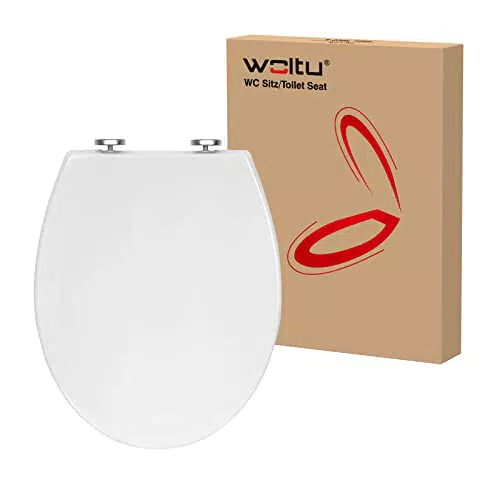 WOLTU Toilettendeckel mit Kindersitz, WC-Sitz mit Absenkautomatik
