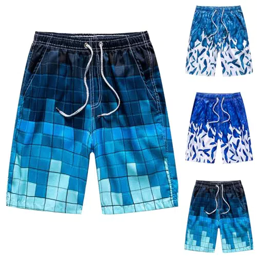 XINYUNZU Herren Badehose - Schnelltrocknende Boardshorts für den Sommer