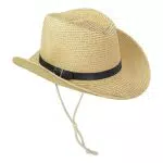 Strohhut Cowboyhut Unisex - Sommerhut Westernhut Panama Hut Faltbar Krempe - Xiuyer