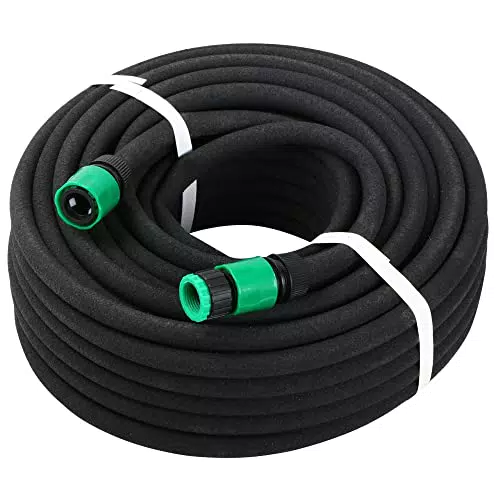 Yaheetech Tropfschlauch 16mm Gartenbewässerung Set Zoll Schwarz