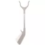 YARNOW Müllzange aus Edelstahl für Garten und Grillen - Greifarm 40cm