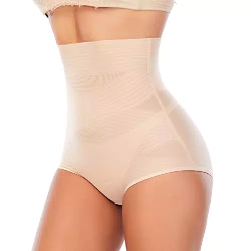 YARRCO Damen Bauchweg Unterhose - Figurformende Shapewear mit Hoher Taille
