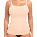 YARRCO Damen Shape Unterhemd Tanktop Shapewear Trägertop Spaghettiträger BH Hemd Body Shaper