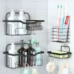 Duschablage ohne Bohren für Küche/Badezimmer - Starke Belastung & Große Kapazität