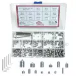 ZephyrCraft Edelstahl Innensechskant Schrauben Set mit Sechskantschlüsseln