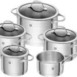 Zwilling Kochtopf-Set Essence, Induktionsgeeignet, Edelstahl
