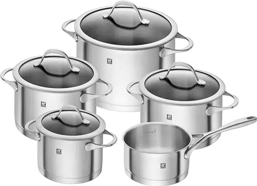 Zwilling Kochtopf-Set Essence, Induktionsgeeignet, Edelstahl