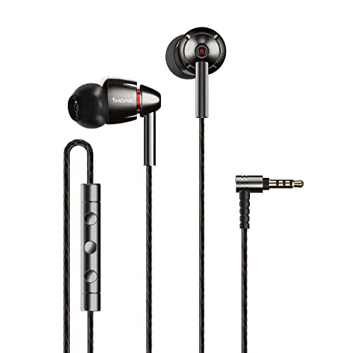 1MORE Quad-Driver Hi-Fi In-Ear Kopfhörer mit Mikrofon - Hi-Res Audio, Fernbedienung - iOS & Android kompatibel