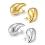 Chunky Ohrringe für Damen - Hypoallergen, Gold & Silber - Modeschmuck