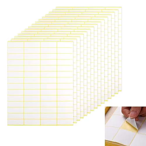 Marke: Selbstklebeetiketten 38 x 13 mm - Abnehmbare Universal Etiketten
