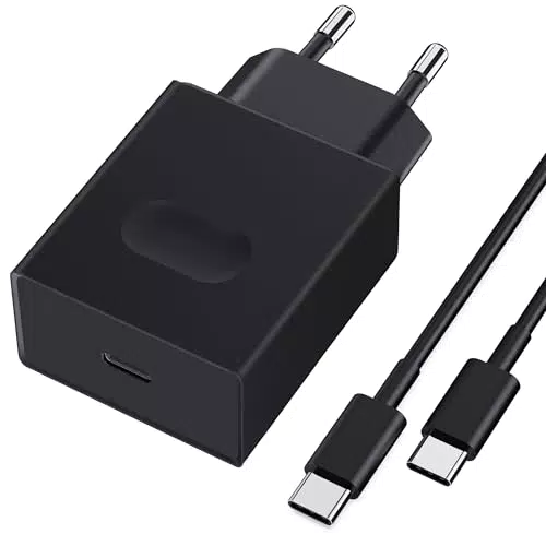 Nanaisse 45W USB C Schnellladekabel und Ladegerät für Samsung Galaxy S24/S23/S22/S21/S20/Note20
