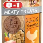 BrandName Gefriergetrocknete Hunde Leckerlis mit Ente & Apfel - Getreidefrei und Zuckerfrei