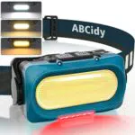LED Stirnlampe Wiederaufladbar - Wasserdichte Kopflampe mit 12 Beleuchtungsmodi für Outdoor-Aktivitäten