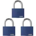 ABUS Vorhängeschloss T65AL/40 myLOCK - Individuell beschreibbar - Sicherheitslevel 5
