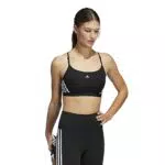 Adidas Damen Sport-BH - Aeroreact Training Light-Support 3-Streifen BH