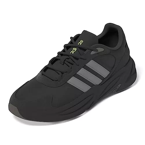 adidas Herren Ozelle Shoes Sneakers, Carbon/Grey Four/Pulse Lime