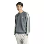 adidas Herren Essentials Fleece Sweatshirt mit 3 Streifen