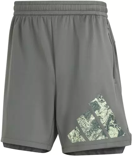 adidas Herren Workout Logo Knit Shorts - Sportliche Freizeithose