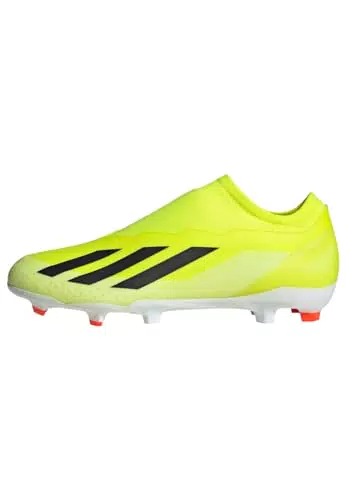Adidas Unisex X Crazyfast.3 LL FG Sneaker - Team Solar Yellow/Core Black/FTWR White